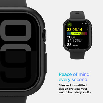 ACS08601 - Apple Watch 10 (46mm) Case Thin Fit in Black slim and form fitted design protects your watch from daily scuffs. Peace of mind every second.