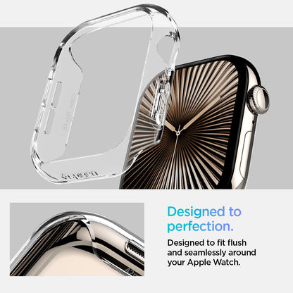 ACS08589 - Apple Watch 10 (42mm) Case Thin Fit in Crystal Clear designed to fit flush and seamlessly around your apple watch. Designed to perfection.