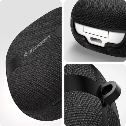 ASD01278 - Galaxy Buds 2 Pro / 2 / Pro / Live Case Urban Fit in black showing side and top.