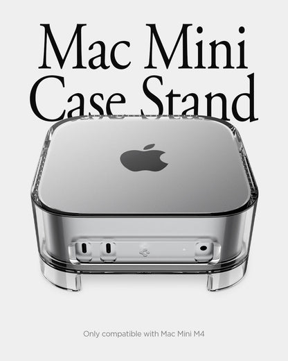 ACS09210 - Apple Mac Mini Stand | Ultra Hybrid in Crystal Clear showing Mac Mini Case Stand