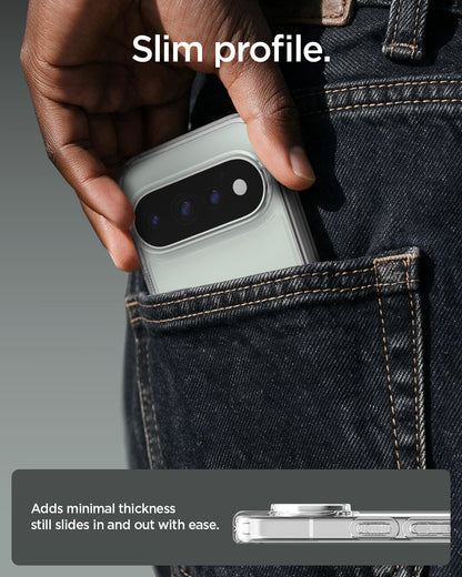 ACS11430 - Pixel 11 Pro Ultra Hybrid Crystal Clear Slim crystal clear case for Pixel 11 Pro slides easily into a pocket while adding minimal bulk for everyday carry.