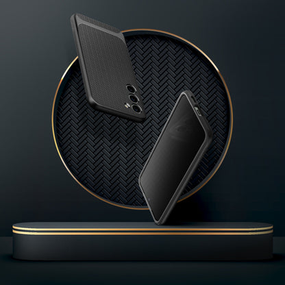 ACS05721 - Galaxy S23 Case Neo Hybrid in black showing front and back.