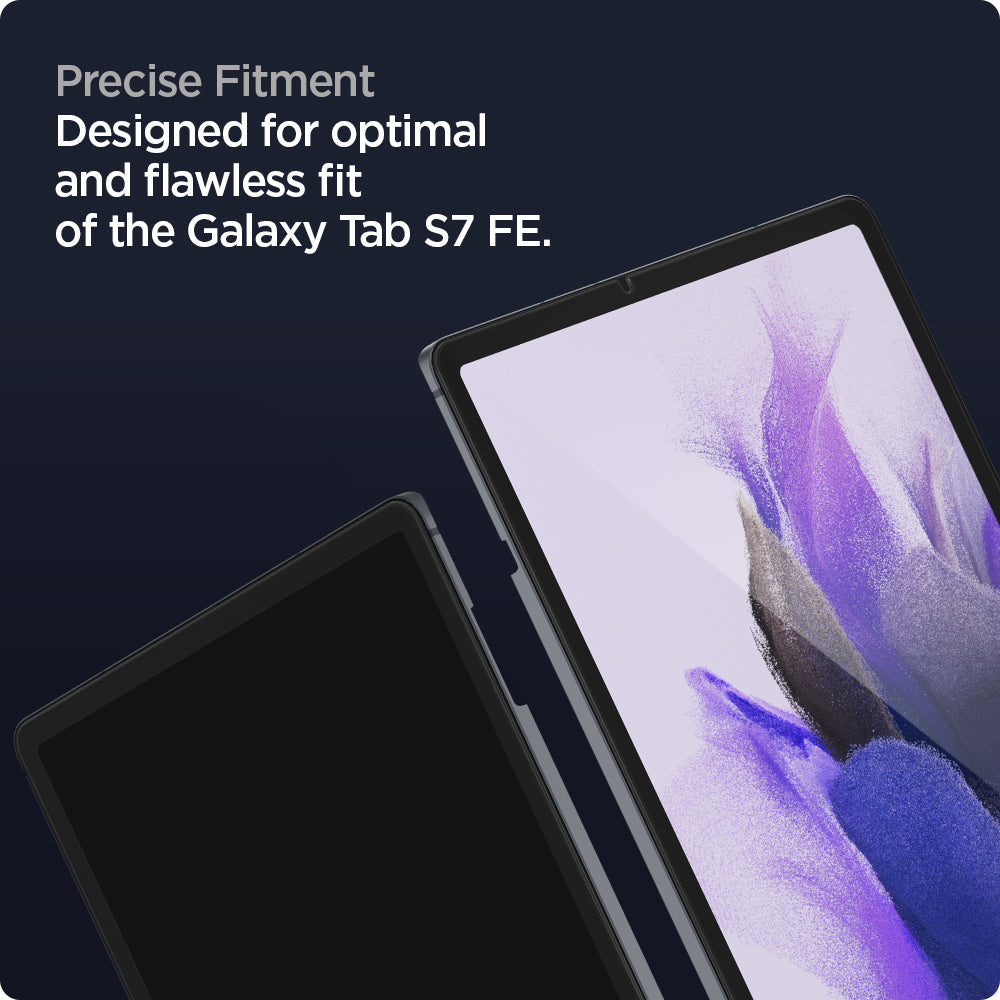 AGL03013 - Galaxy Tab S7 FE Screen Protector EZ Fit GLAS.tR precise fitment designed for optimal and flawless fit of the galaxy tab s7 FE.