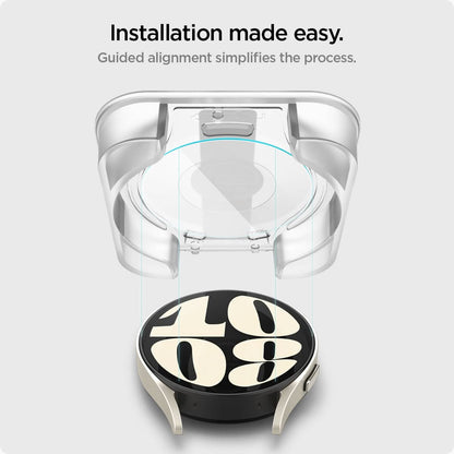 AGL06522 - Galaxy Watch 6 (40mm) Screen Protector EZ FIT GLAS.tR Installation made easy. guided alignment simplifies the process.