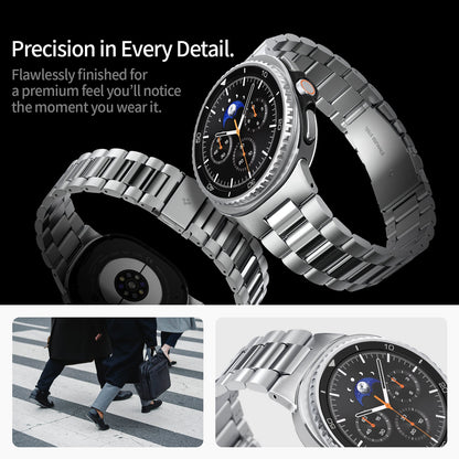 AMP10120 - Galaxy Watch 9 Series - Modern Fit 316L Band showing precision in every detail.