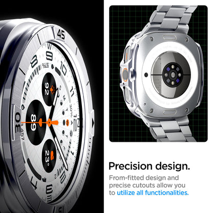 ACS08828 - Watch Ultra (47mm) Case Bezel Tune Pro in Silver precision design. From fitted design and precise cutouts allow you to utilize all functionalities.