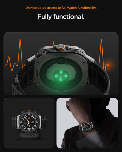 AMP10146 - Galaxy Watch Ultra WBF0 in black showing uninterrupted access to full watch functionality.