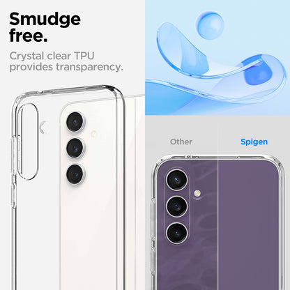 ACS06369 - Galaxy S23 FE Case Liquid Crystal in crystal clear smudge free. crystal clear tpu provides transparency.