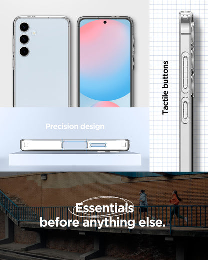 ACS08616 - Galaxy S24 FE Case Liquid Crystal in Crystal Clear precision design. tactile buttons. essentials before anything else.
