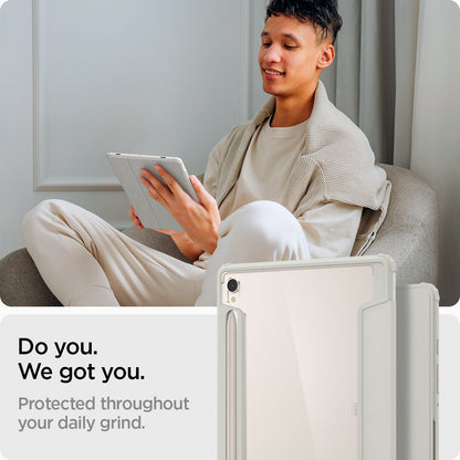ACS06838 - Galaxy Tab S9 Case Ultra Hybrid Pro in gray do you. we got you. protected throughout your daily grind.