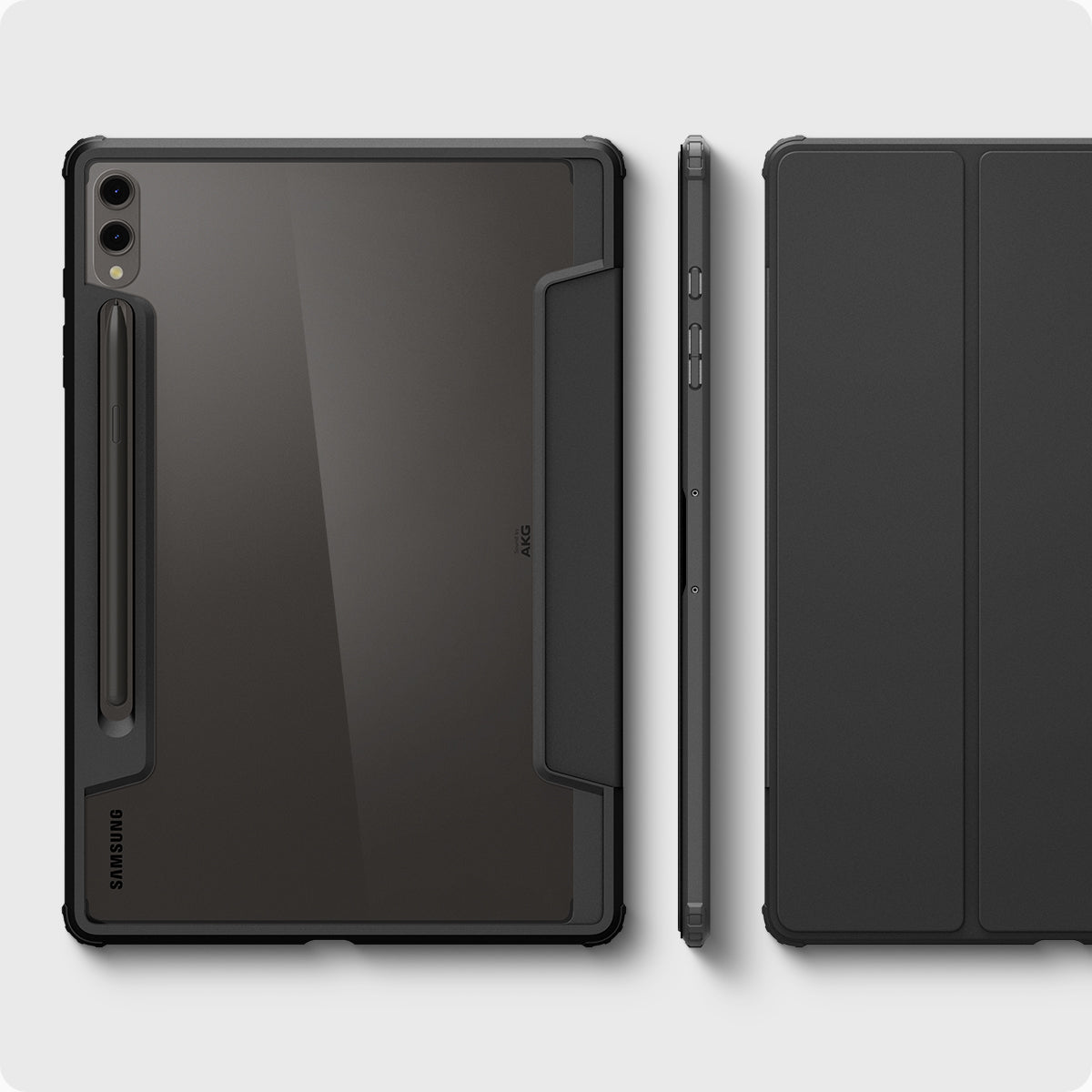 ACS07076 - Galaxy Tab S9 Plus Case Ultra Hybrid Pro in black