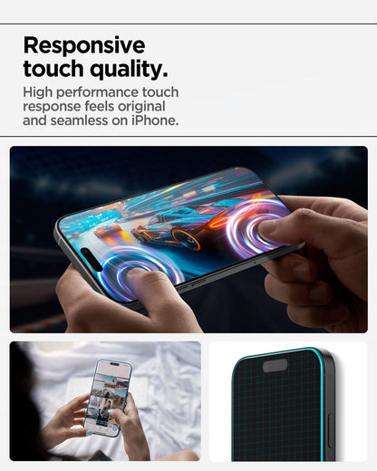 AGL11324 - iPhone 17 - Glas.tR AlignMaster S showing responsive touch quality. high performance touch response feels original and seamless on iPhone