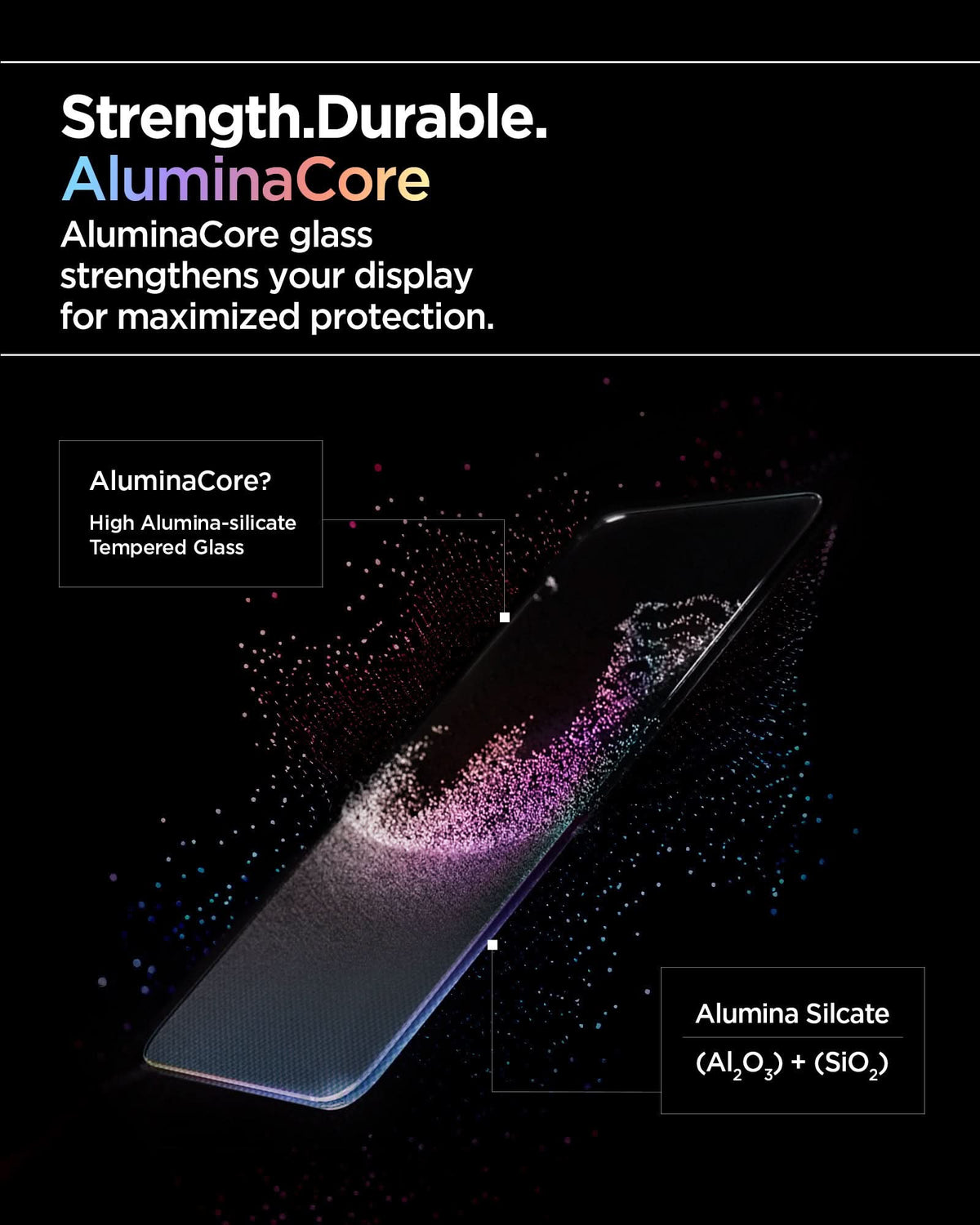 AGL11323- iPhone 17 Series - Glas.tR AlignMaster S showing strength durable. aluminacore