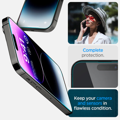 AGL05202 - iPhone 14 Pro Max Screen Protector EZ FIT GLAS.tR (Sensor Protection) complete protection. Keep your camera and sensors in flawless condition.