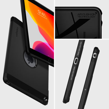 ACS00374 - iPad 10.2" Case Tough Armor in black showing the different angles