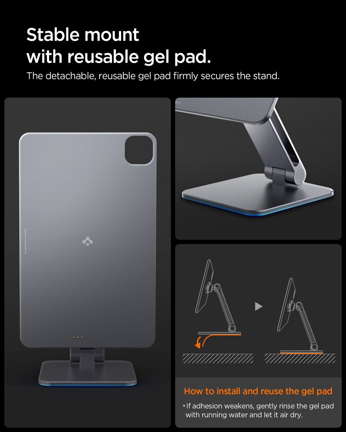 AMP09838 - iPad Pro 11" (2024) Magnetic Wireless Charging Stand (MagFit)