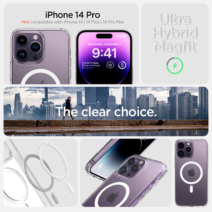 ACS05587 - iPhone 14 Pro Case Ultra Hybrid (MagFit) in frost clear Not compatible with iPhone 14, 14plus, 14 pro max. ultra hybrid magfit. the clear choice