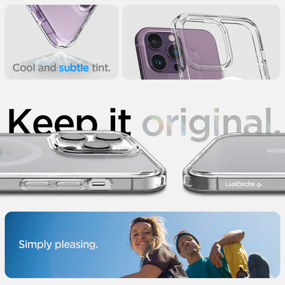 ACS05587 - iPhone 14 Pro Case Ultra Hybrid (MagFit) in frost clear Keep it original. Simply pleasing