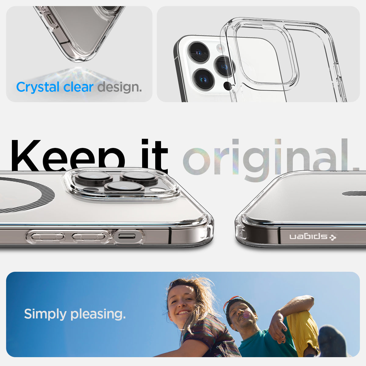 ACS04827 - iPhone 14 Pro Max Case Ultra Hybrid (MagFit) in carbon fiber Keep it original. Simply pleasing