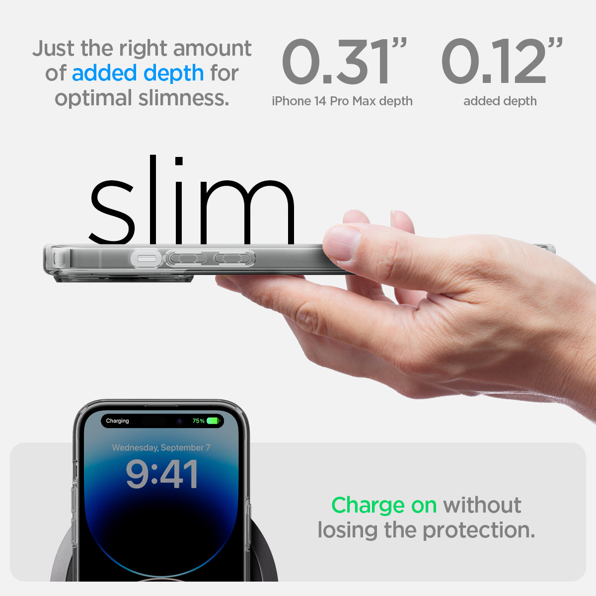 ACS05582 - iPhone 14 Pro Max Case Ultra Hybrid (MagFit) in frost black