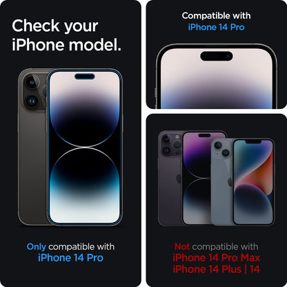 AGL05215 - iPhone 14 Pro Screen Protector EZ FIT GLAS.tR Privacy check your iPhone model. only compatible with iPhone 14 Pro max. Not compatible with iPhone 14 pro, iPhone 14 Plus, iPhone 14