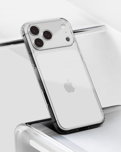 ACS10064 - iPhone 17 Pro Ultra Hybrid in Crystal Clear showing back of the case