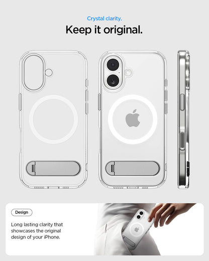ACS09981 - iPhone 17 Case Ultra Hybrid S (MagFit) showing the crystal clarity. Keep it original
