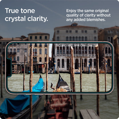 AGL03385 - iPhone 17e Series - GLAS.tR EZ Fit showing true tone crystal clarity. Enjoy the same original quality of clarity without any added blemishes.