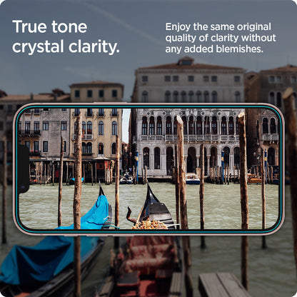 AGL03386 - iPhone 17e Series - EZ Fit GLAS.tR | Sensor Protected shows the true tone crystal clarity. Enjoy the same original quality of clarity without any added blemishes.