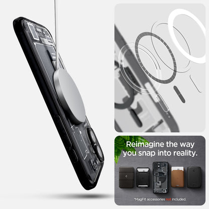 ACS08078 - iPhone 16 Plus Case Ultra Hybrid Zero One (MagFit) in Zero One magfit. reimagine the way you snap into reality. Magfit accessories not included.