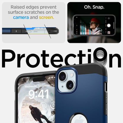 ACS06812 - iPhone 15 Case Tough Armor (MagFit) in navy blue