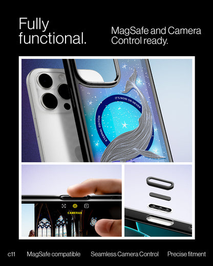 ACS09301 - iPhone 16 Pro Max Case c11 Series Eternal Edition (MagFit) in Eternal showing the fully functional. MagSafe and Camera Control ready. MagSafe compatible, seamless camera control and precise fitment