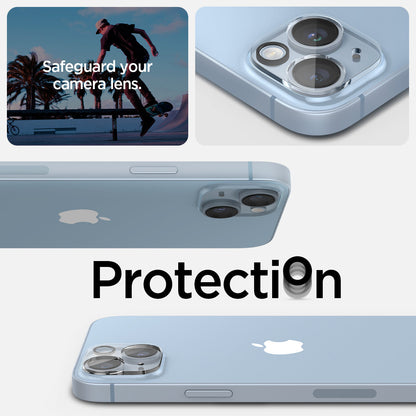 AGL05762 - iPhone 14 / 14 Plus Optik Lens Protector in crystal clear safeguard your camera lens. Protection.