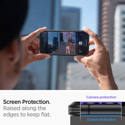 076CS27190 - iPhone 11 Tough Armor in XP Black showing screen protection.