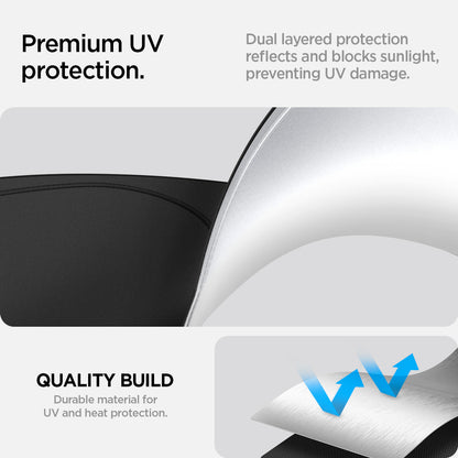 ACP09110 - Wrangler (2024) CryoShade JO260 in Black showing the premium UV protection. Dulay layered protection reflects and blocks sunlight preventing UV damage. Durable material for UV and heat protection