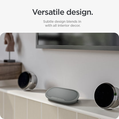 ACS08450 - Google TV Streamer Mount (4K) Silicone Fit in Hazel showing the versatile design. Subtle design blends in with all interior