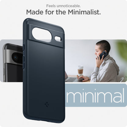 ACS06289 - Pixel 8 Case Thin Fit in metal slate feels unnoticeable made for the minimalist.