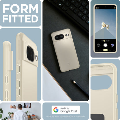 ACS06291 - Pixel 8 Case Thin Fit in mute beige
