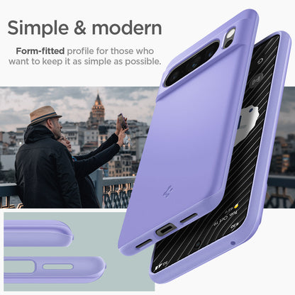 ACS06329 - Pixel 8 Pro Case Thin Fit in awesome violet simple and modern. Form-fitted profile for those who want to keep it as simple as possible.