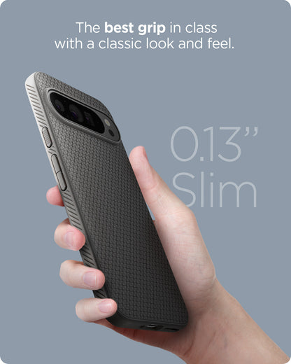 ACS07718 - Pixel 9 Pro XL Case Liquid Air in Marble Gray the best grip in class with a classic look and feel.