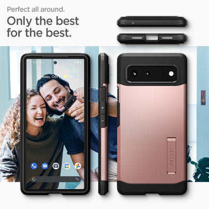 ACS03444 - Pixel 6 Case Tough Armor in rose gold perfect all around. only the best for the best.
