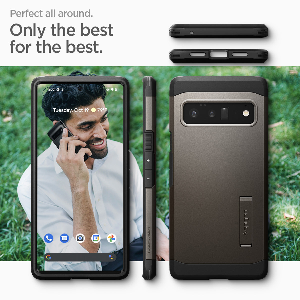 ACS03462 - Pixel 6 Pro Case Tough Armor in gunmetal perfect all around. only the best for the best.