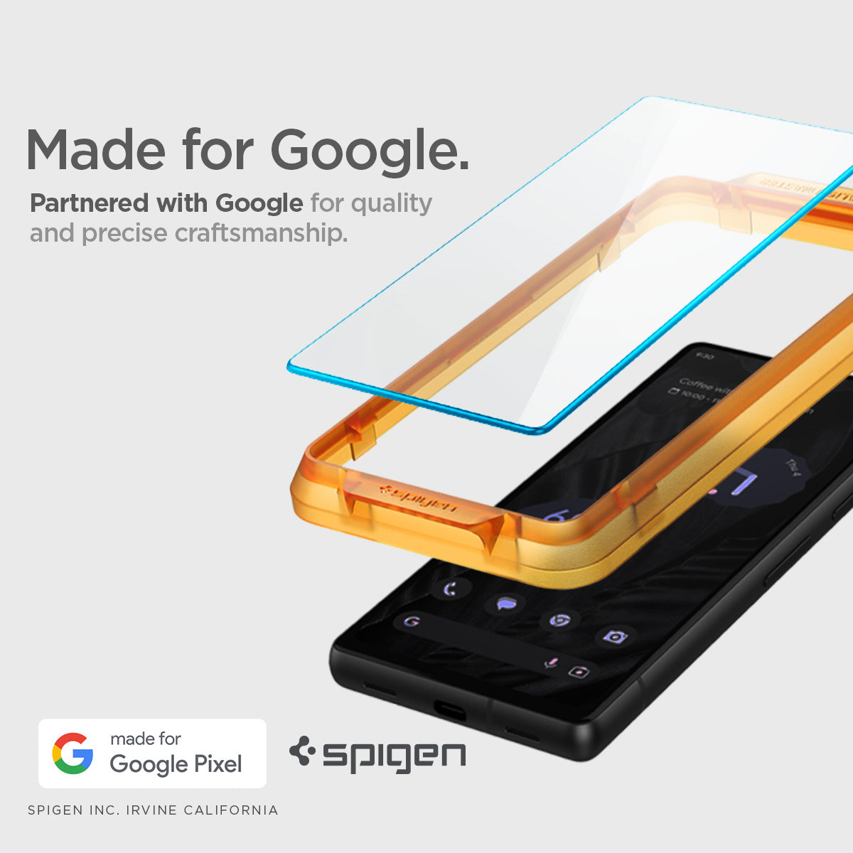 AGL05968 - Pixel 7a Screen Protector AlignMaster GLAS.tR made for google partnered with google for quality and precise craftsmanship.