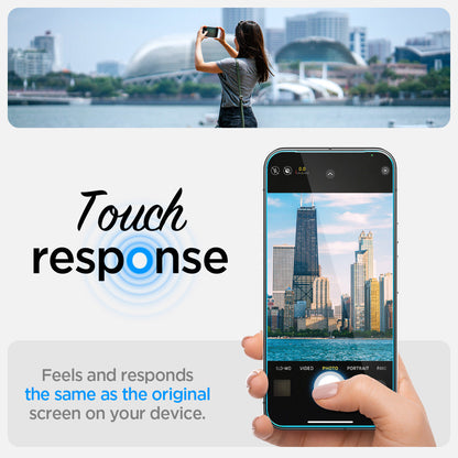 AGL08445 - Pixel 9 Pro XL GLAS.tR EZ Fit in Clear touch responsive. Feels and responds same original screen on your device.