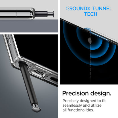ACS05610 - Galaxy S23 Ultra Case Liquid Crystal in crystal clear precision design. precisely designed to fit seamlessly and utilize all functionalities.