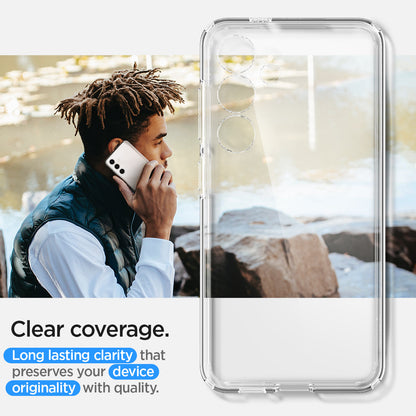 ACS07349 - Galaxy S24 Case Ultra Hybrid in Crystal Clear Clear coverage long lasting clarity that preserves your device originality with quality.