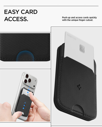 AFA10406 - MagSafe Card Holder Slim Fold (Mag Fit) | S314-2 showing the easy card access