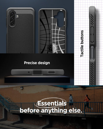 ACS09844 - Galaxy A 17 5G Rugged armor showing the precision design and tactile buttons