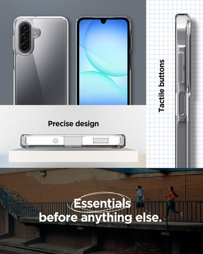 ACS10108 - Galaxy A17 5G Case Ultra Hybrid in Crystal Clear showing precise design