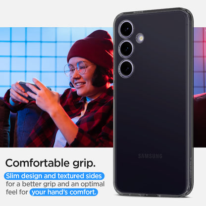 ACS07344 - Galaxy S24 Case Liquid Crystal in Space Crystal comfortable grip. slim design and textured sides for a better grip and an optimal feel for your hand's comfort.
